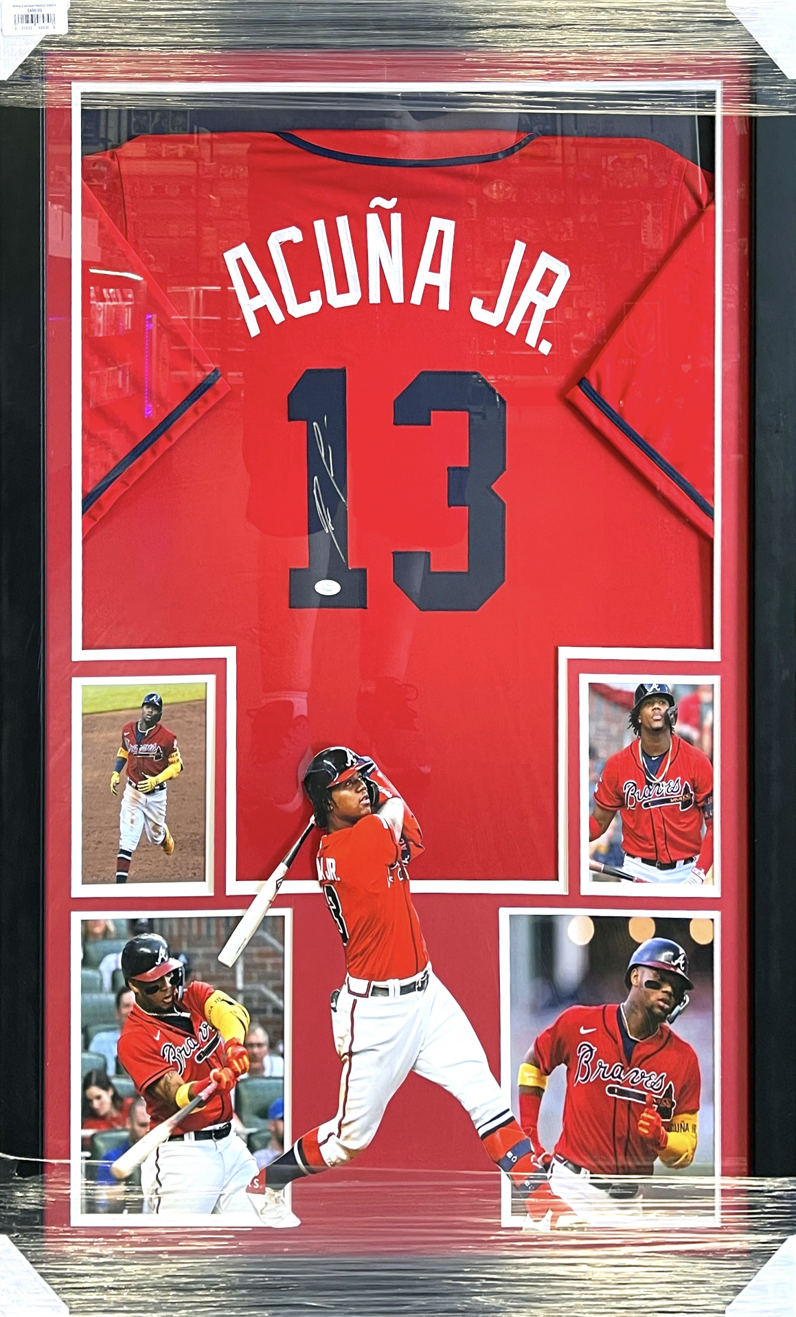 Ronald Acuna Jr. Atlanta Braves Jersey Fanatics Authentic Red Swing